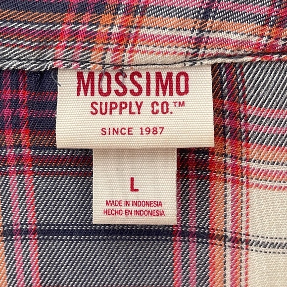 Mossimo Supply Co. Plaid Ruffle Top - Blue and Red - Picture 4 of 4